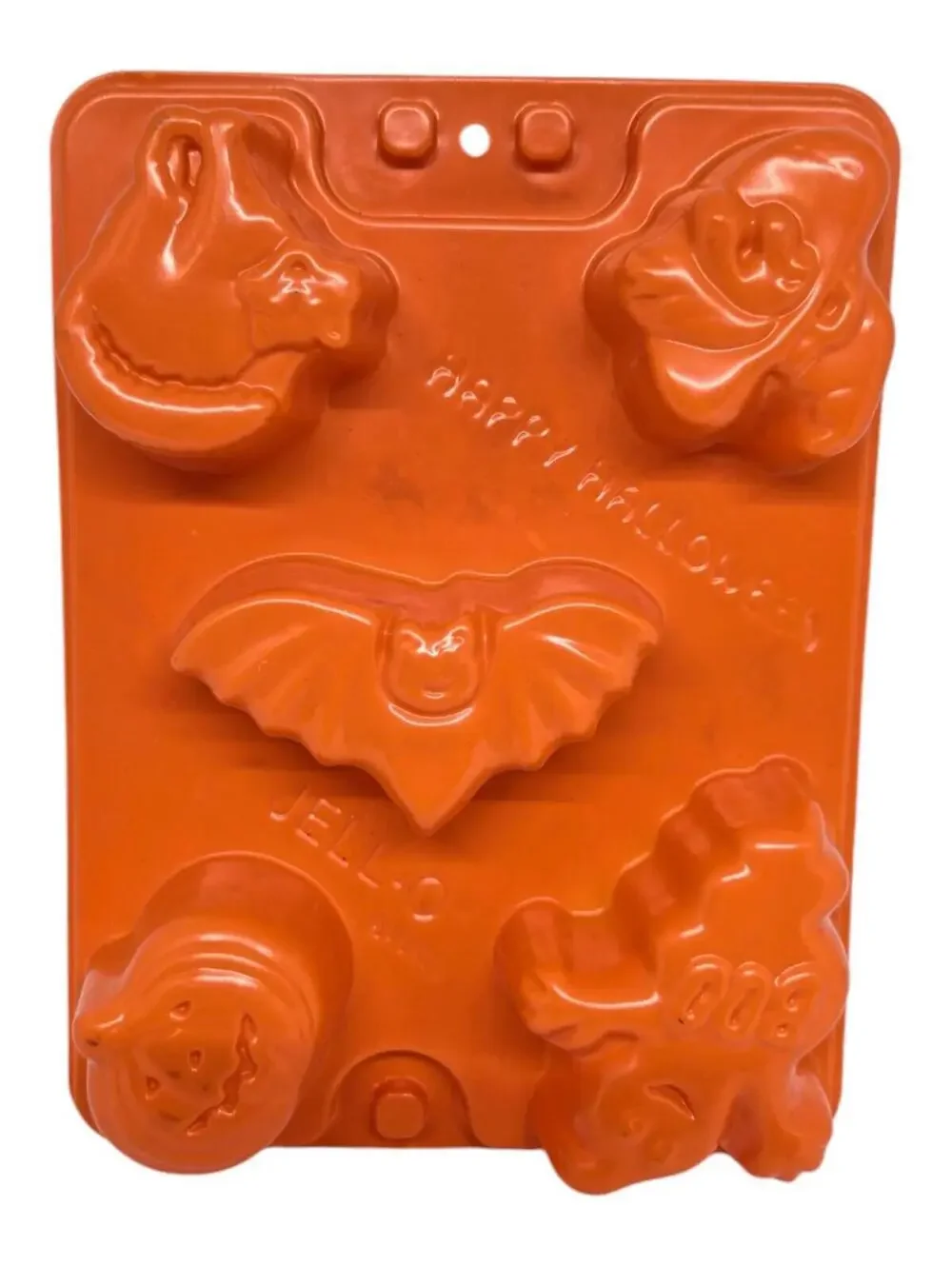 4 Orange JELL-O Happy Halloween Jigglers Molds Great Condition, Jello Shots